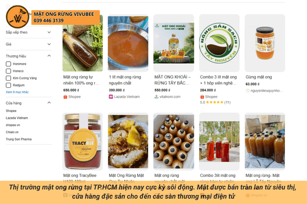 Giá mật ong rừng tại TP.HCM bao nhiêu? Nơi bán 300k, nơi hơn 1 triệu/lít? Giá mật ong rừng nguyên chất tại HCM